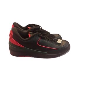 NIKE AIR JORDAN Woman Black and Red Green  Authentic Sneakers Size 6Y